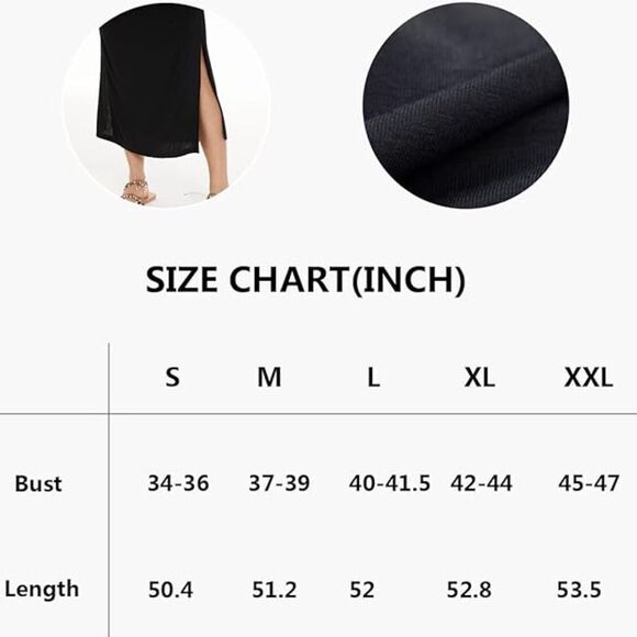 Smallshow Women's Short Sleeve Ruched Split Long Maternity Dress in the Size XXL - Picture 10 of 10